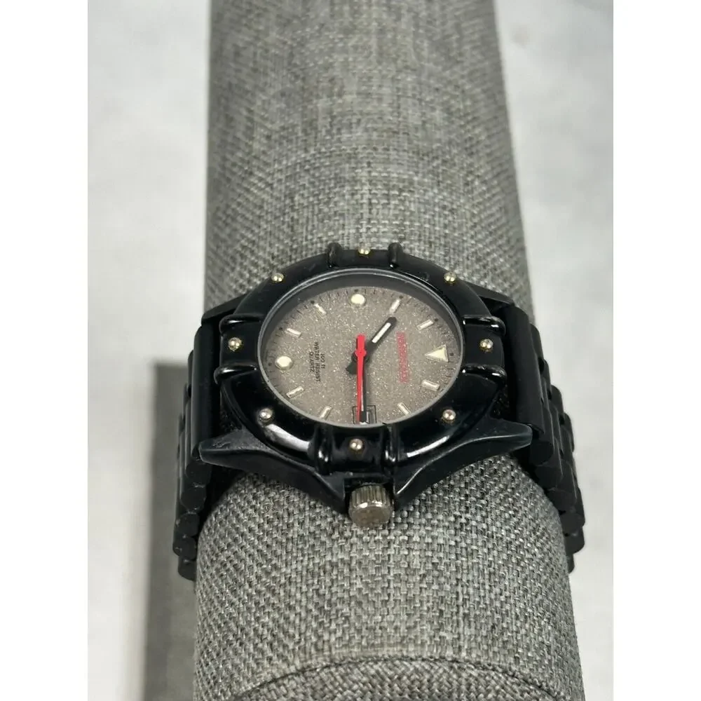 Members Only Watch Mens 37mm Black Date Rotating Bezel 7